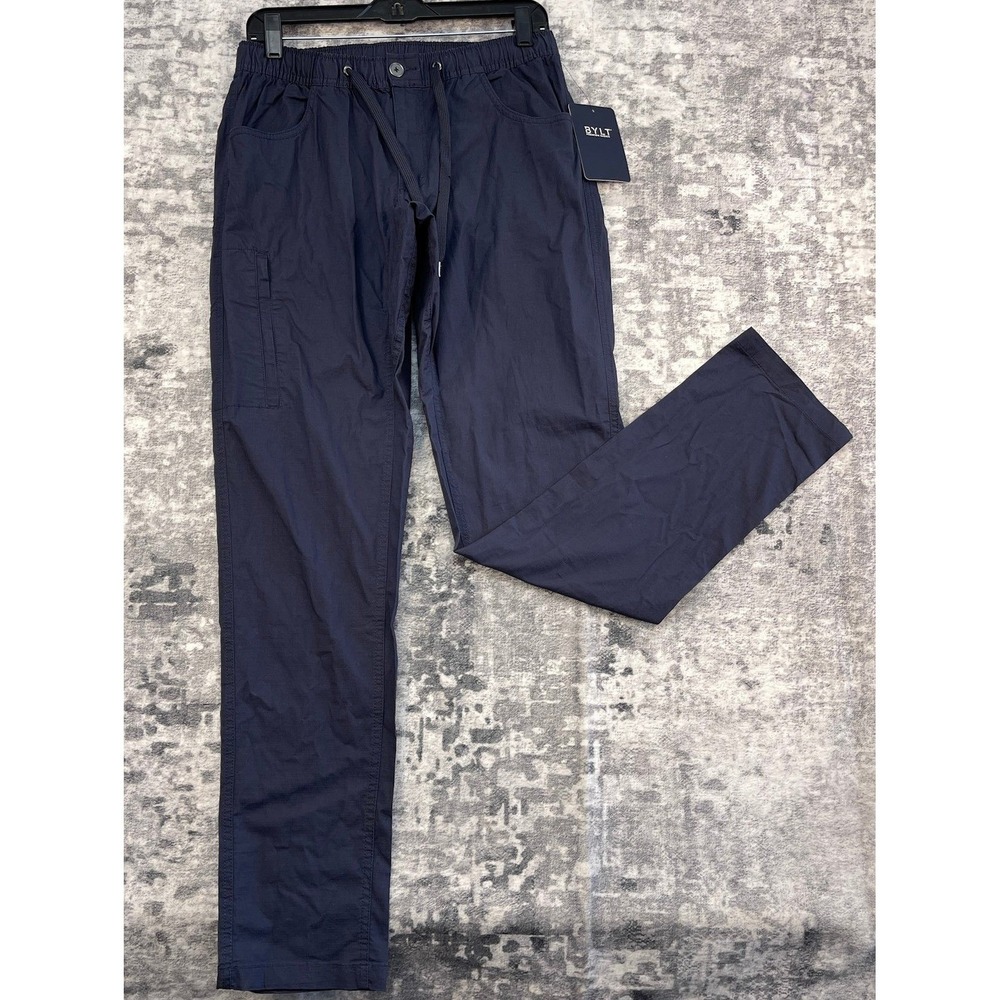BYLT Premium Basics BYLT Pant Mens 30x33 Navy Blue Cotton Stretch Jogger‎ NWT